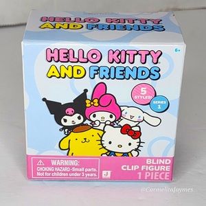 HELLO KITTY 🐱 AND FRIENDS Sanrio Blind Bag Mystery Clip Series 1 NWT